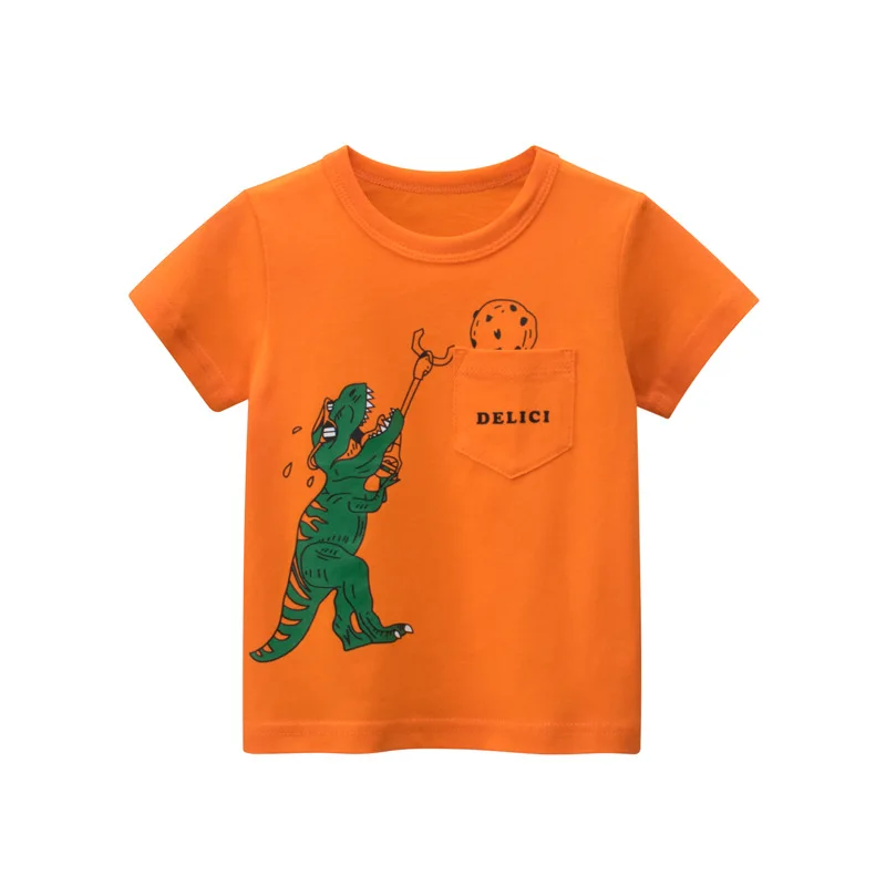 Camouflage T Shirt Boys Children's T-shirt Summer Clothing Cotton Short Sleeve Letter Print O-Neck Baby Tops Tees Kids Clothes t-shirt in kid	 Tops & Tees