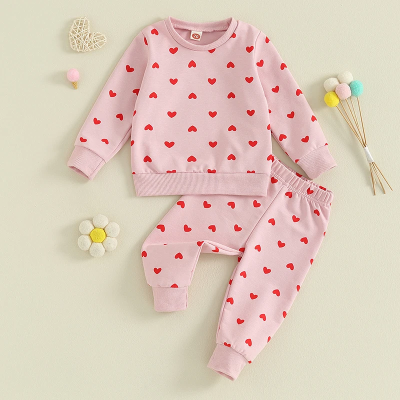 Baby Girl Valentine’s Outfit Set 2