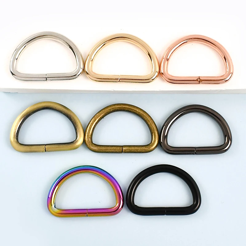 10-Piece Metal Strap Buckle Set for DIY Leather and Hardware Projects