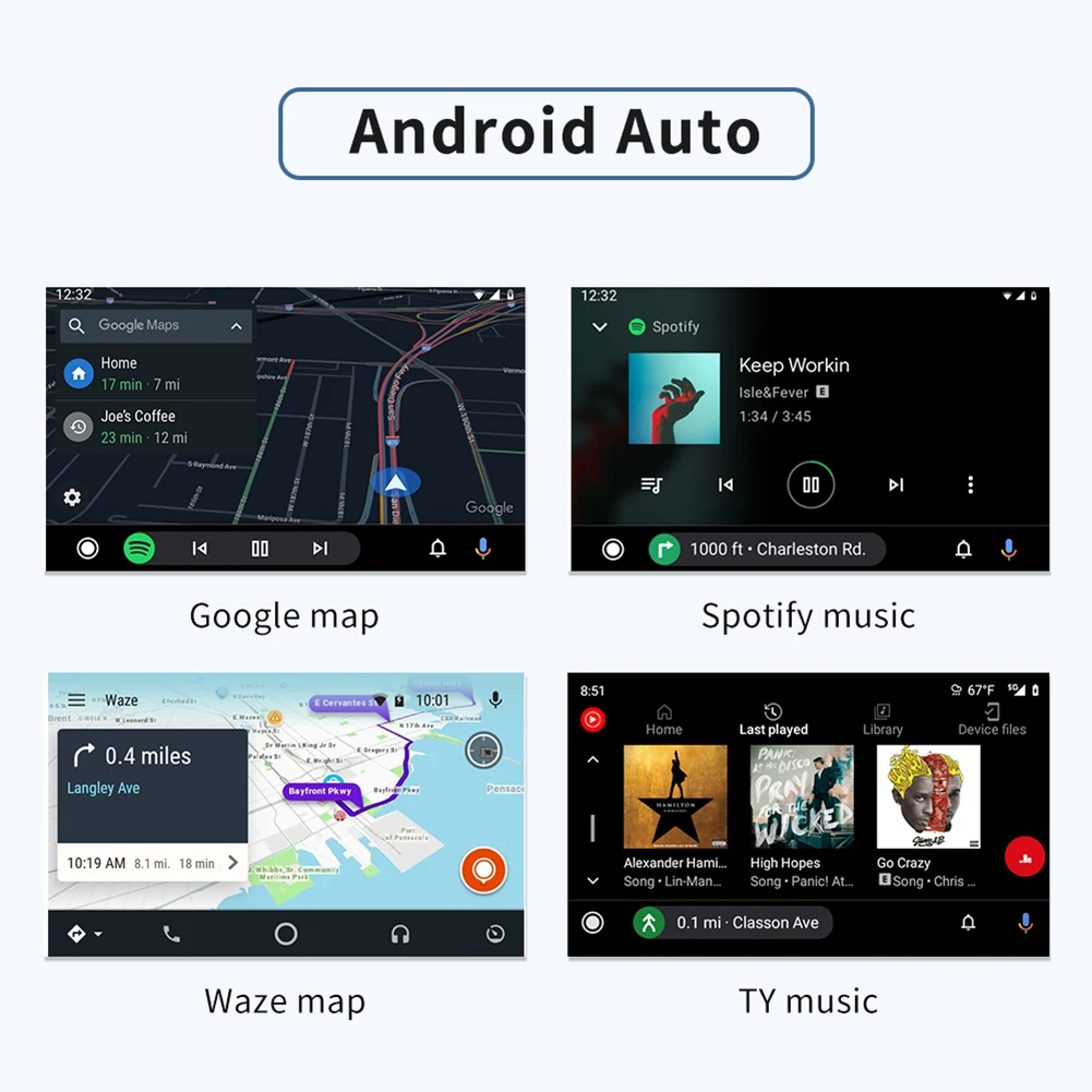Carlinkit  ī÷ , ȵ̵ ڵ , ȵ̵ ȭ  USB , iOS 10 +, ȵ̵ 9.0 + 