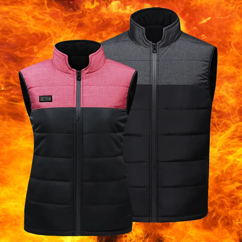 Heated Jacket 21 Areas Self Heating Vest Four Switch Control Men Women Thermal Vest Warm Winter