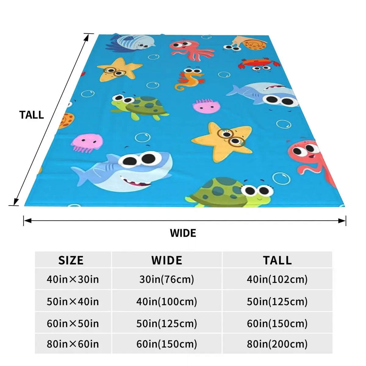 Finny The Shark Blankets Fleece Lightweight Throw Blankets Sofa Throw Blanket For Couch Bedding Travel Throws Bedspread Quilt 3