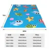 Finny The Shark Blankets Fleece Lightweight Throw Blankets Sofa Throw Blanket For Couch Bedding Travel Throws Bedspread Quilt 3