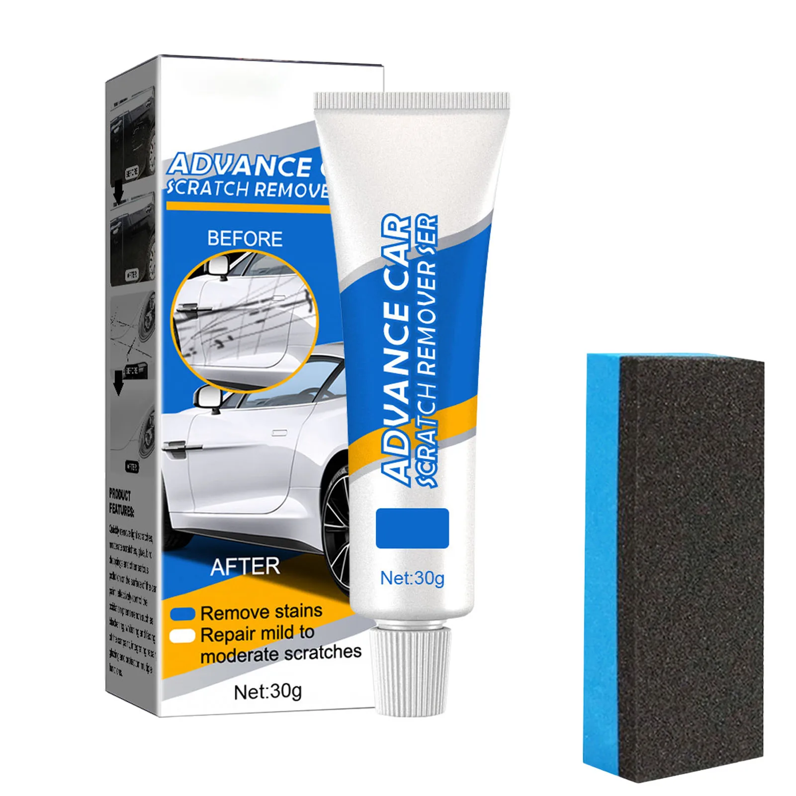 Scratch Remover For Vehicles Buffing Compound Car Refurbishment Kit One