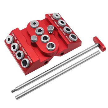 포켓 홀 지그 가이드 비스듬한 수직 드릴링 가이드 로케이터, 나무 드릴 구멍 DIY 목공 도구, 30 도 45/90 도 각도