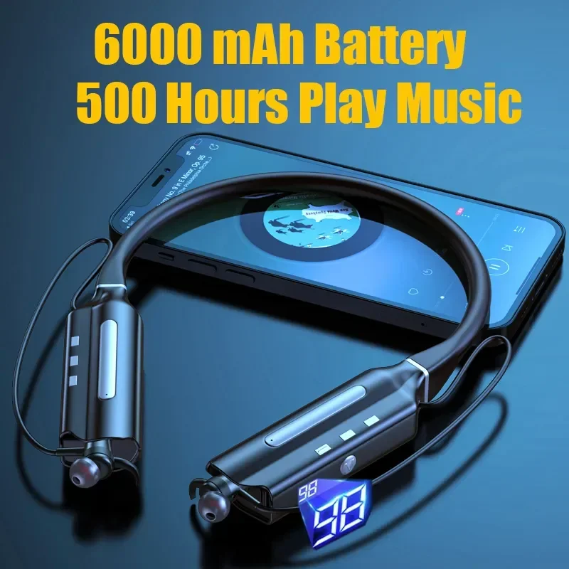 

Беспроводные наушники с функцией Bluetooth, воспроизведения 500 часов