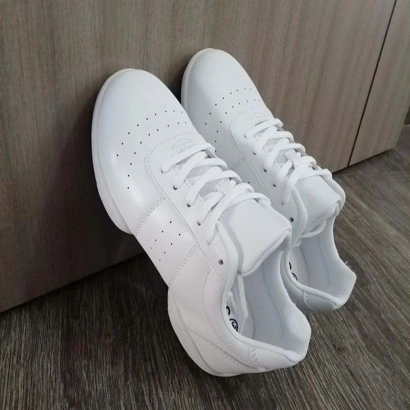 New Competitive Aerobics Shoes Women Cheerleading Children Gymnastics Shoes Training Competition Soft Soled Square Dance