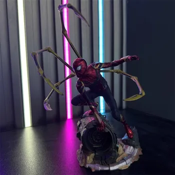 Hot Toys Marvel Spider Man Superhero Spiderman Action Figure 18cm Spider-Man Anime Decoration Collection Doll Toy Model Children