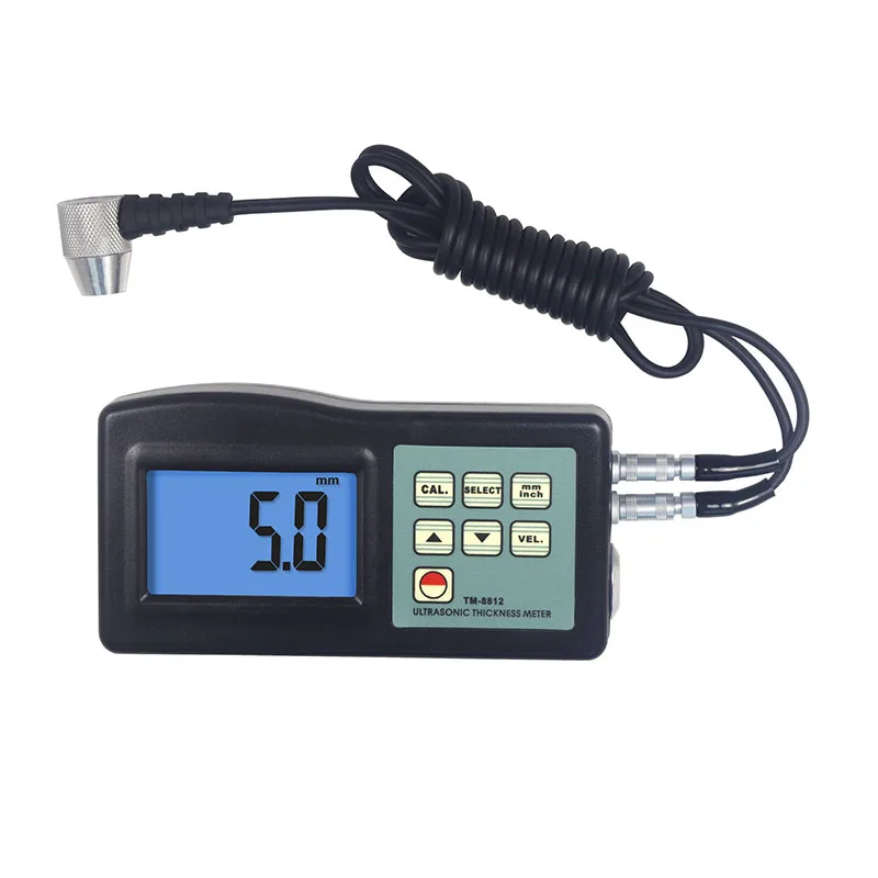 Functional Type TM-8812 TM-8812C Ultrasonic Thickness Gauge 1.2-200mm/0.05-8inch