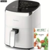 Air Fryer, Fabuletta 4.2QT Air Fryer Oven With 9 Customizable Cooking Programs,Tempered Glass Display, Dishwasher-Safe Nonstick 1