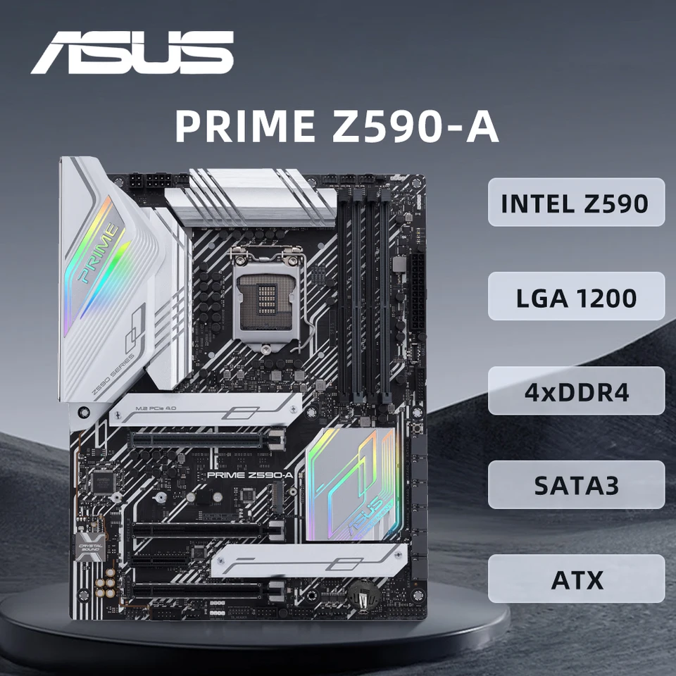Płyta główna ASUS PRIME Z590-A LGA1200 obsługuje i9-11900KF i7