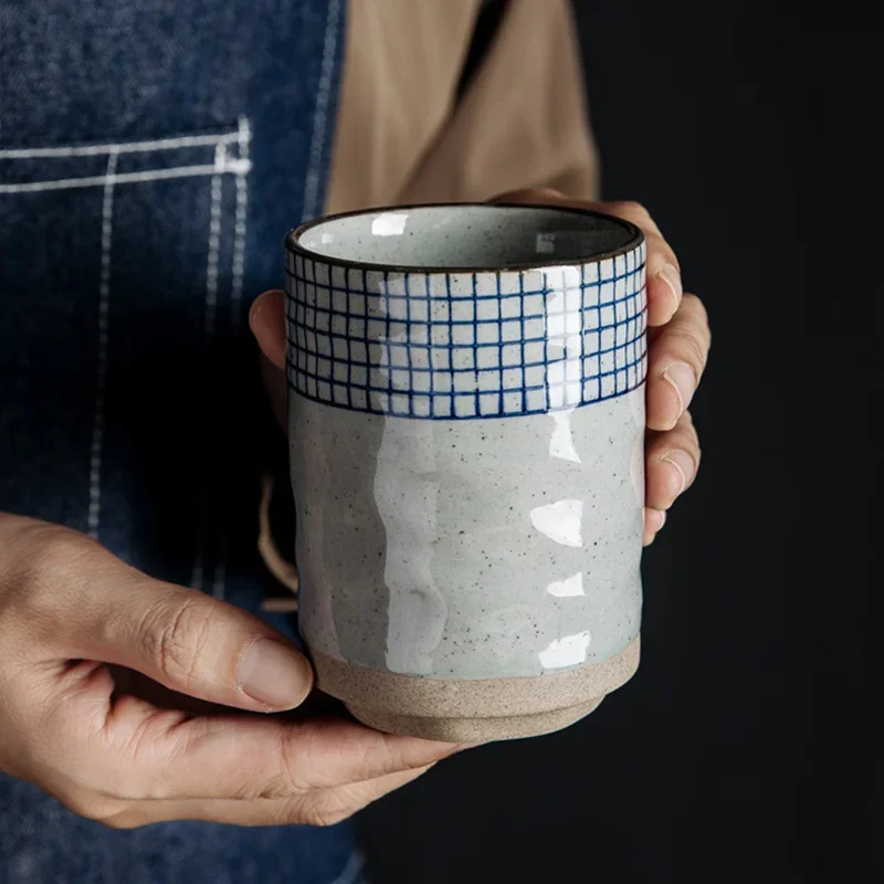 Tea Cup Retro Ceramic Tea Cup 200ml/300ML Japanese Mug Tea House Restaurant Master Cup 1pc
