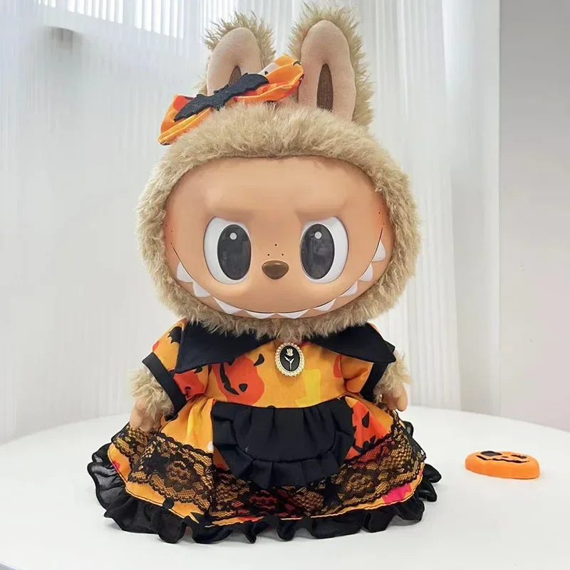 thumbnail image 1 of Solo ropa Colgante de 38 cm Macaron The Monsters Cloth Labubu Time To Chill Accesorios para muñecas rellenas Cos Pure Handma Gifts, 1 of 5