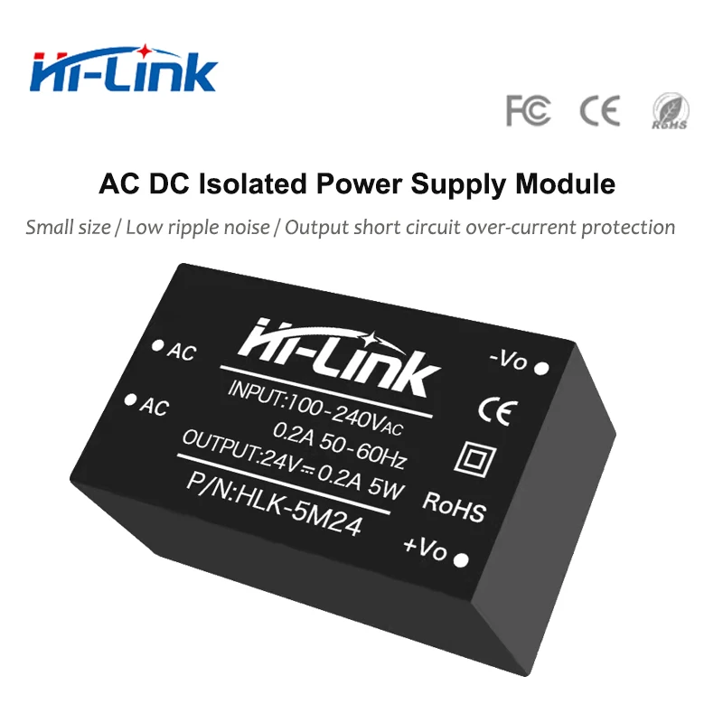 Convertitore Step-Down Acdc Produttore Di 5 M03 5 M05 5 M09 5 M12 5 M15 5 M24 Hi Link 3.3V 5V 9V 12V 24V Modulo Di Alimentazione Isolato