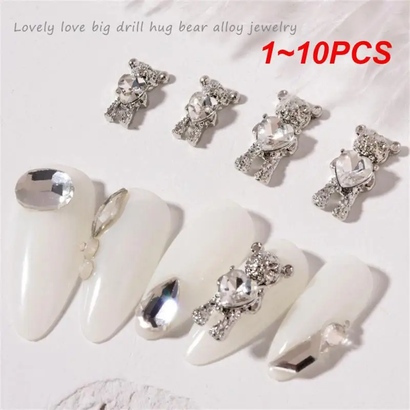 1 ~ 10Pcs Lega Manicure Oro Multifunzione Durevole Pratico Accattivante Pietra Preziosa Per Unghie In Lega Multifunzionale