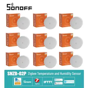 Датчик температуры и влажности SONOFF SNZB-02P Zigbee, датчик температуры и влажности для умного дома, работает с Alexa Google Home Zigbee Bridge