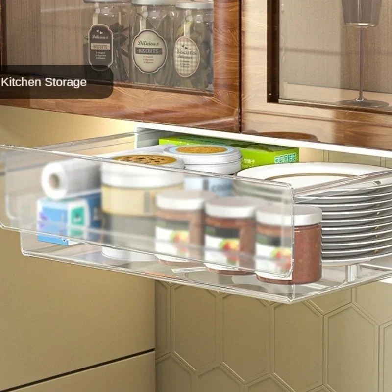 Under Desk Hidden Drawer Organizer Office Organizer Stationery Dormitory Sundry Storage Drawer