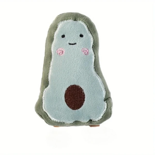 Plush Cat Toys Interactive Kicker Teeth Grinding Fruit Shaped Pet Toy for Kittens 6