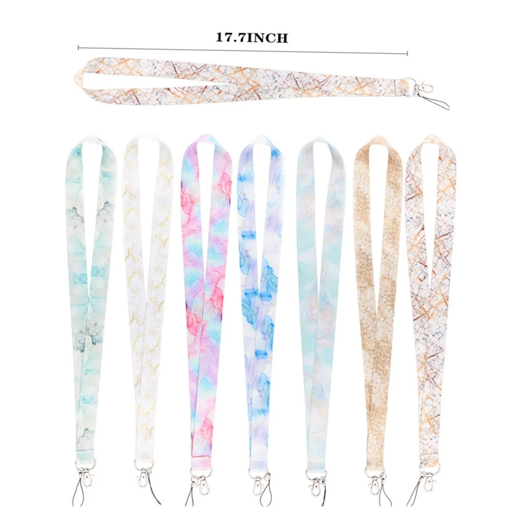 

Marbling Neck Strap for Cellphone Camera Lanyard Keys ID Tag USB Disk Work Card Neck Straps Badge Holder Lanyard 2.5cm*46cm