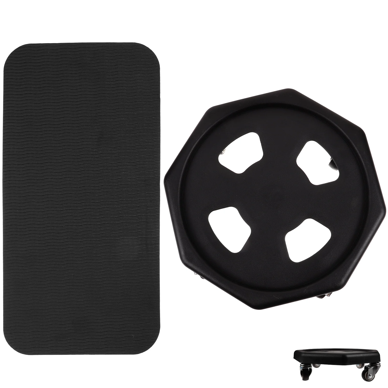 

1 Set of Fitness Equipment Abdominal Exercise Sliding Disc Abdominal Training Disc and Knee Pad