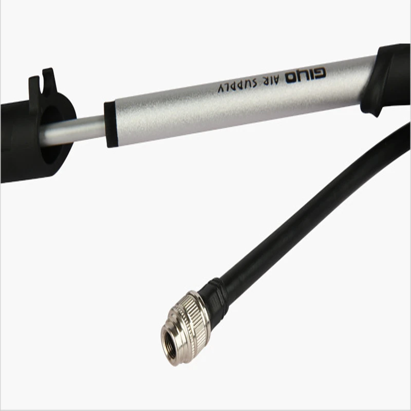 Foldable 300psi High Pressure Bike Air Shock Pump With Lever Gauge Fork Shock Absorber For Fork