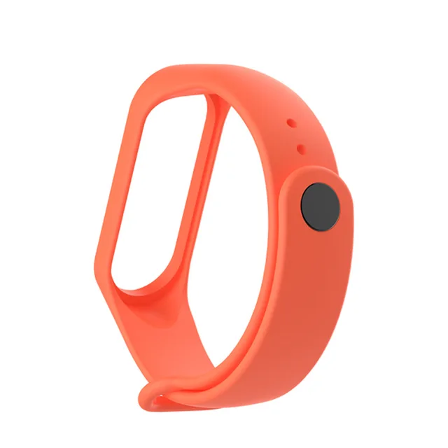 Strap for Xiaomi Mi Band 6 5 4 3 Sport Bracelet watch Silicone wrist strap For xiaomi mi band 3 4 5 bracelet Miband 4 3 5 Strap Orange