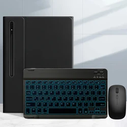 Premium Bluetooth Keyboard Cover for 11 - Inch Tablet with Magic Keyboard Functionality (Black 8)