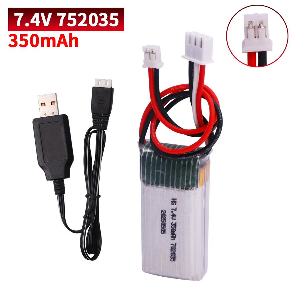 Lot de quatre piles rechargeables placées dans le chargeur RC USB.