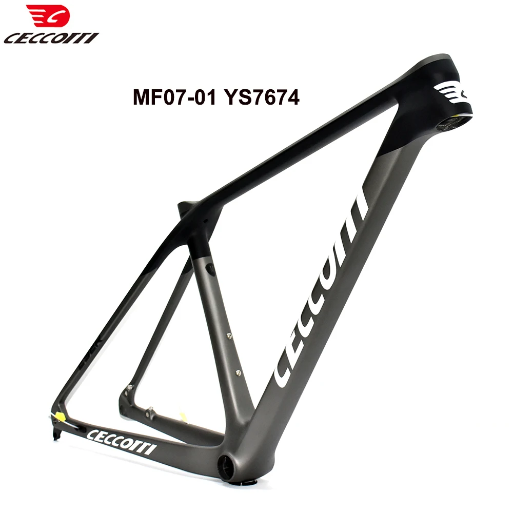 CECCOTTI XC Hardtial 29er MTB Model 148mm Boost Mountail Bicycle Frame BB92 Carbon Framework 29
