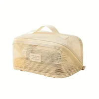 Organisateur de maquillage trousse de toilette féminine sac trousse de maquillage pochette de rangement boîte de luxe pour dame, sac à cosmétiques, sac de rangement pour voyage Zip 6