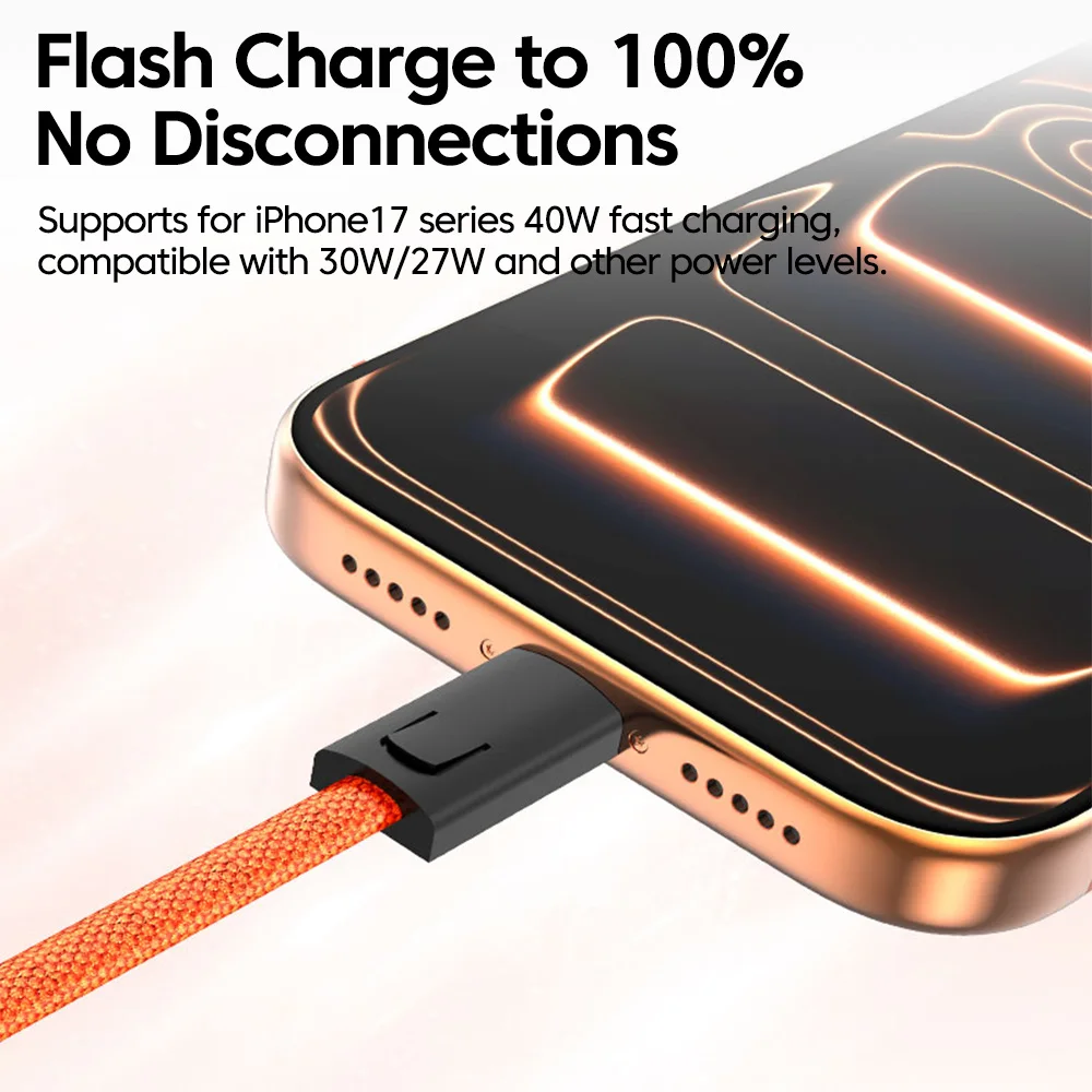 엘라우 키체인 데이터 케이블 PD240W USB C-USB C 고속 충전 케이블 브레이디드 와이어 아이폰 15 16 17 화웨이 노트북용