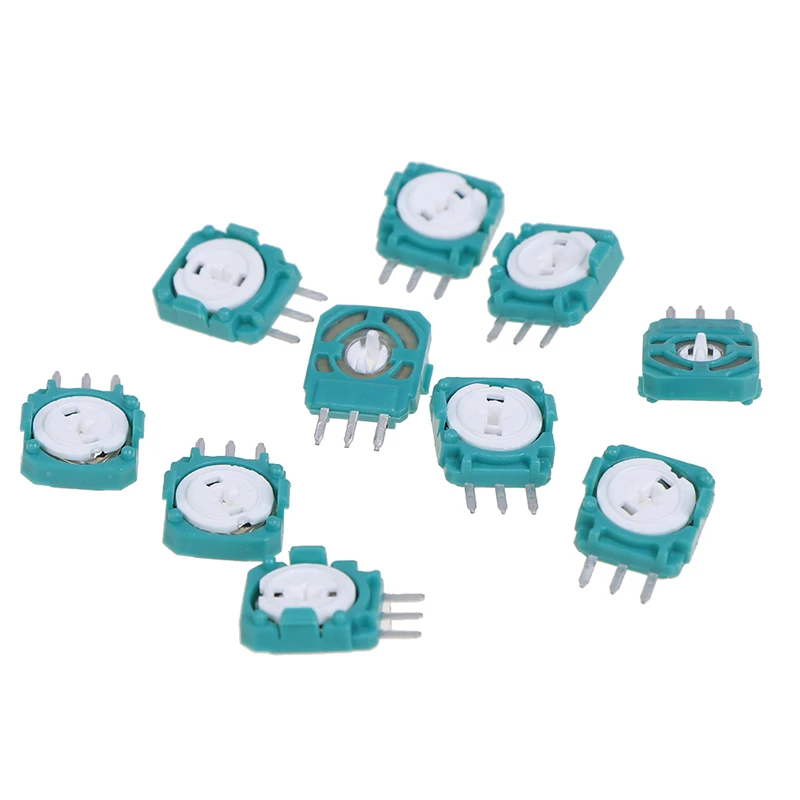 10pc 3D Analog Joystick Potentiometer Sensor Module Axis Resistors For PS4 Controller Micro Switch Replacement