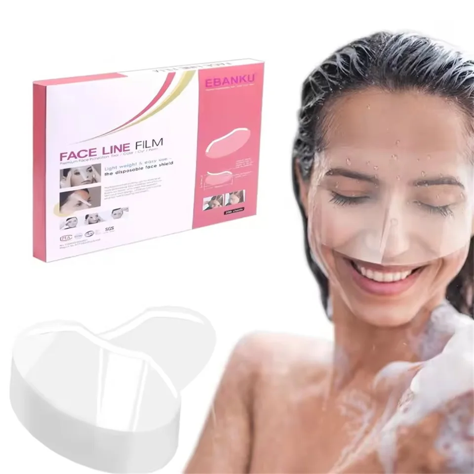 Disposable Makeup Shower Face Shields Visors Masks 100 PCS for Hairspray Salon Supplies Hairdressing Tools