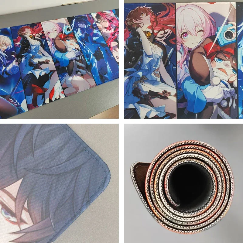 tapete do rato do jogo, mesa Mousepad, tapete rosa, 900x 400mm
