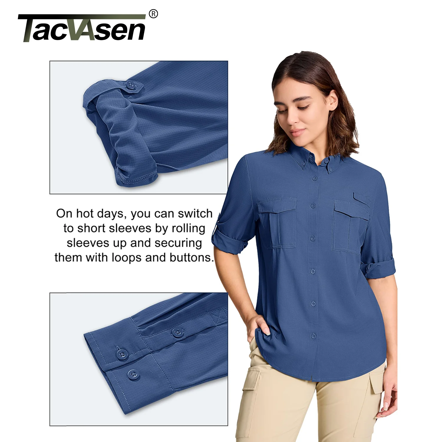 Women’s UPF 50+ Fishing Shirt 5