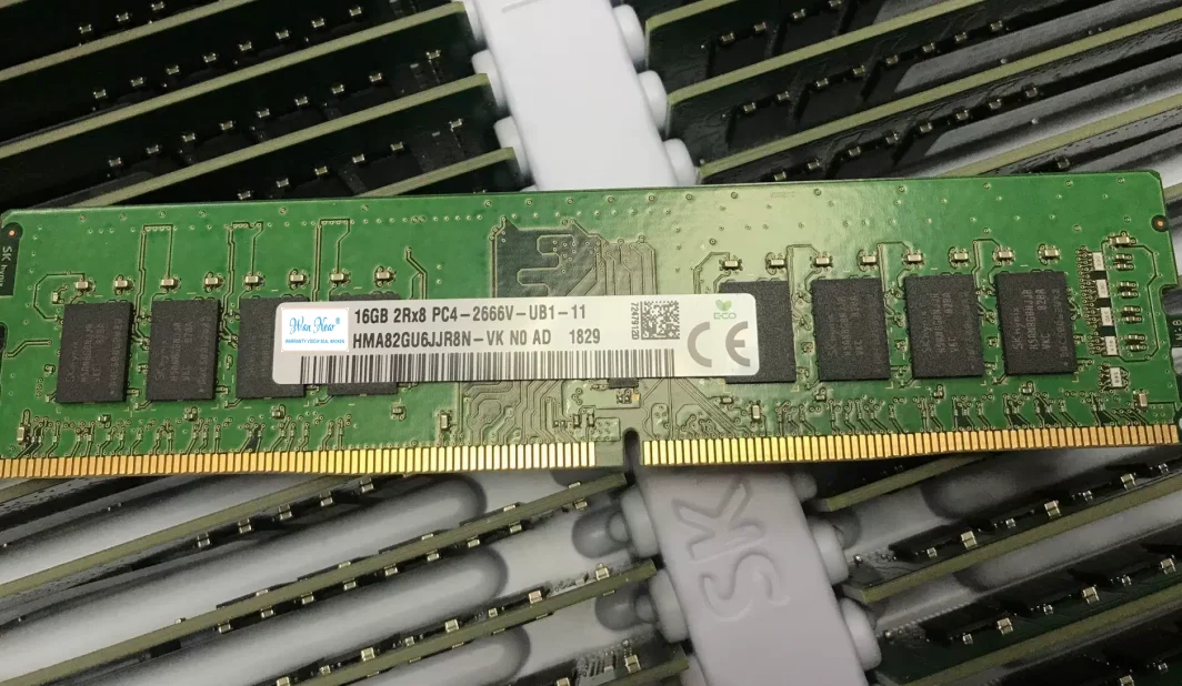 

Для 16G DDR4 2666 ordinary desktop 2RX8 PC4 HMA82GU6CJR8N-VK