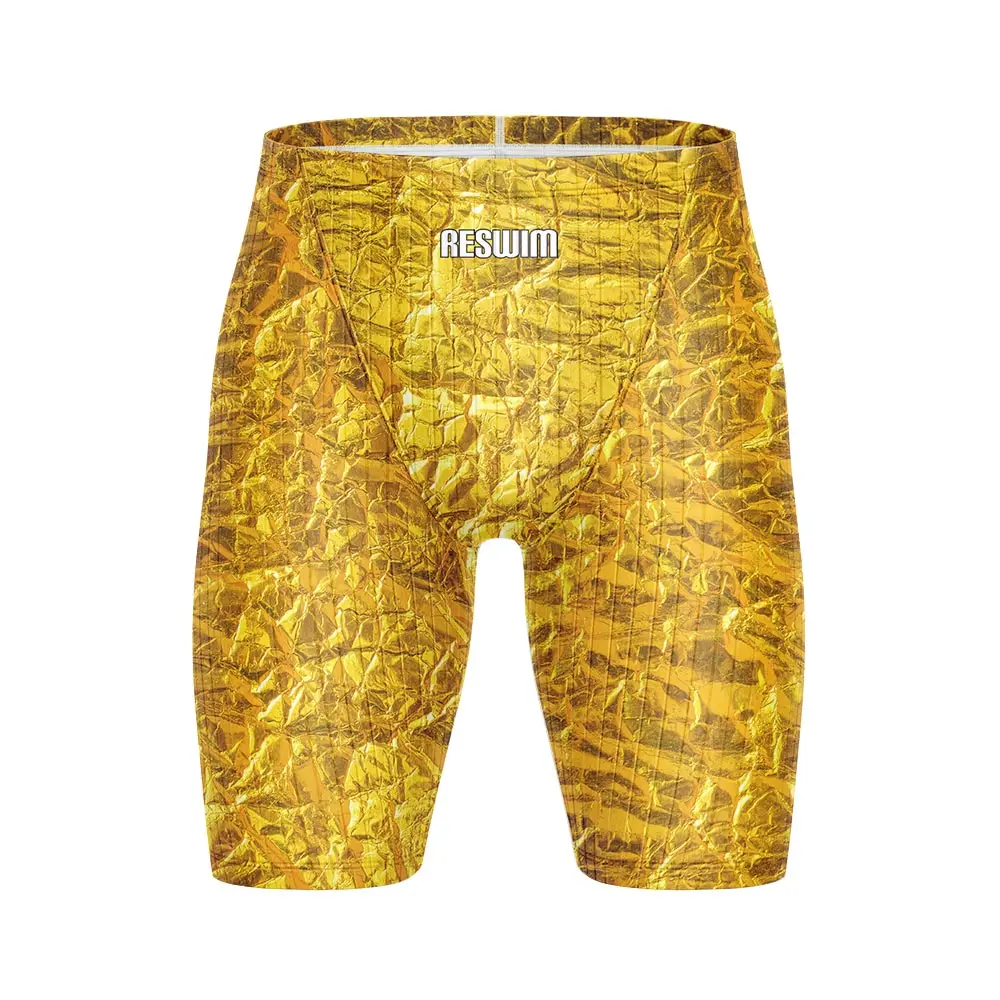 Men's Swim Beach Jammer Tights Shorts Surf Pants Athletic Training Swimsuit Shorts Lycra Chlorine Resistant Swimming Trunks