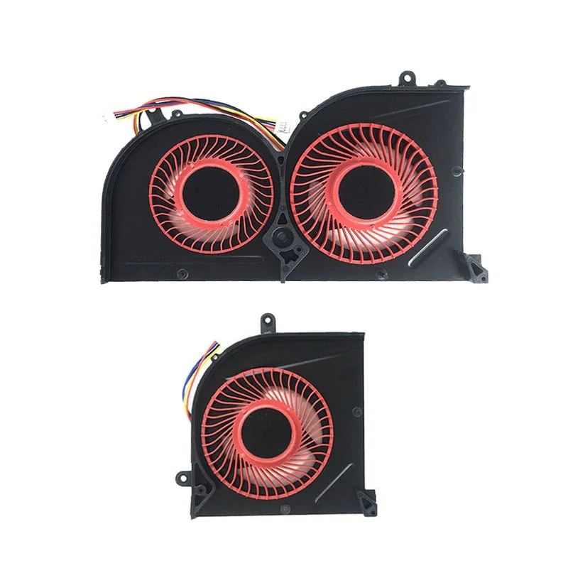 

New GPU Cooling CPU Fan Replacement for MSi GS63 GS63VR GS73VR MS-16K3 MS-17B1 MS-17B2 BS5005HS-U2F1 BS5005HS-U2L1