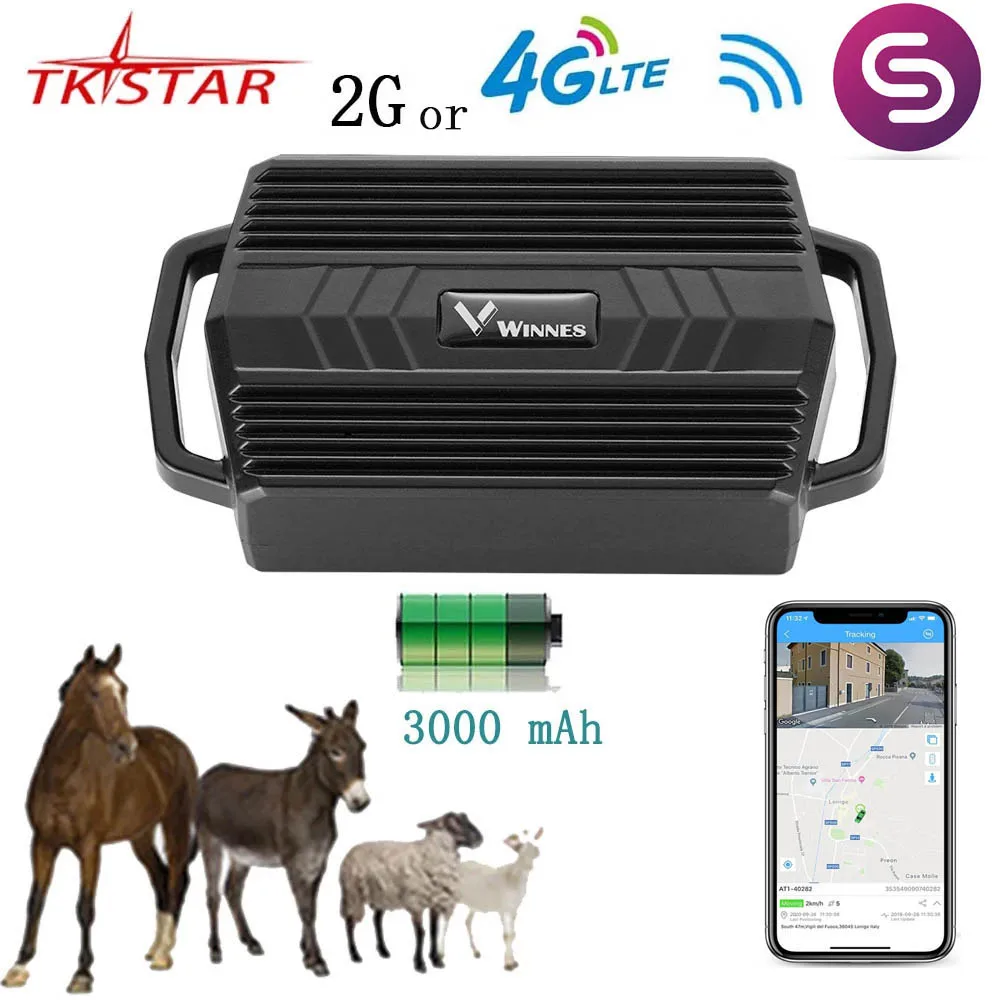 4G GPS Tracker Animal Cow Camel TK919 PRO TK935 3000mAh GPS Locator Waterproof Tracker Car Magnet Voice Monitor Free APP