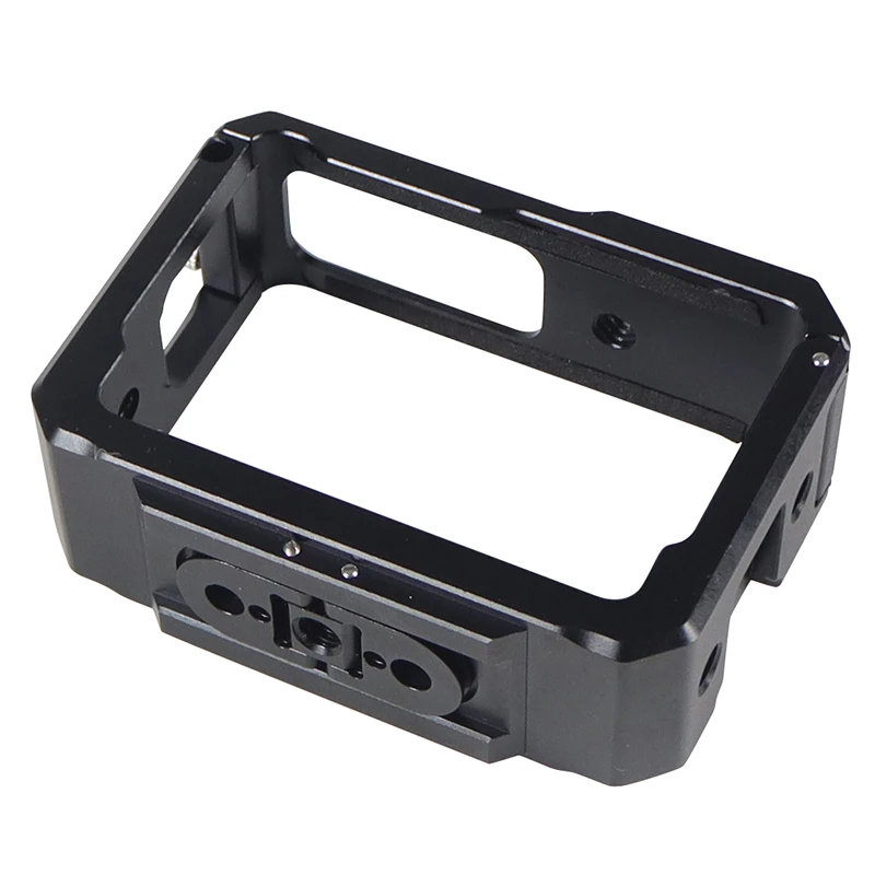 For  One RS Camera Metal Cage Frame 1/4 Magnetic Adapter Cold Shoe Mount 360 1-i