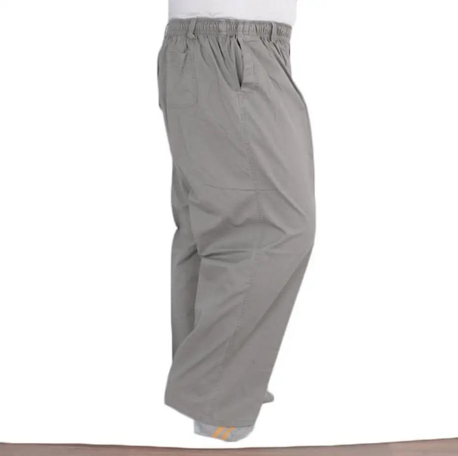 165KG Summer Plus Size 8XL 10XL 11XL 12XL 13XL Pants Men Cotton Breathable Stretch Pants Loose Trousers 3
