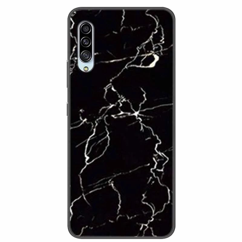 Sleek Black Fashion Soft TPU Silicone Phone Case for Samsung Galaxy A90 5G - 6.7