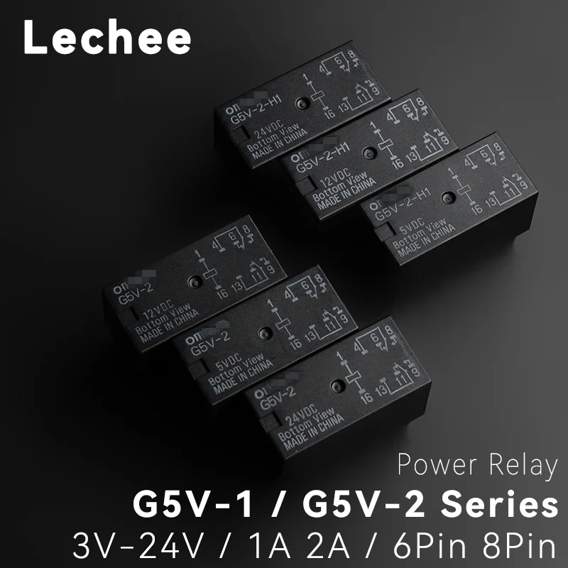 2-Piece Set: Versatile Low Signal Relay with Multiple Voltage Options