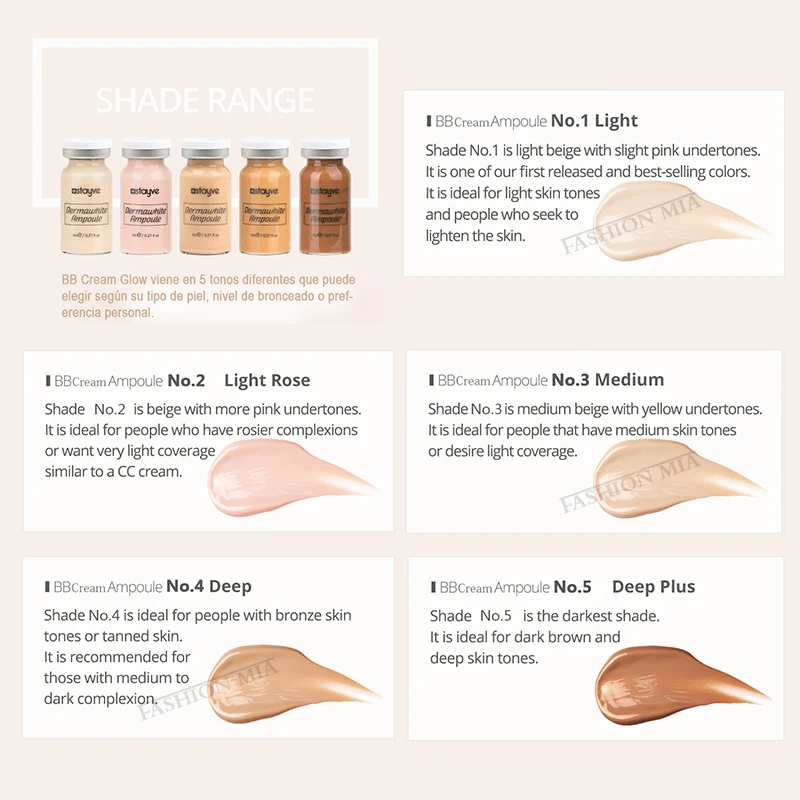 Stayve 8ml Korea BB Cream Glow Serum Starter Kit CC Foundation Cream Facial Essence Booster Repair  Brightening Skin Care Beauty 2