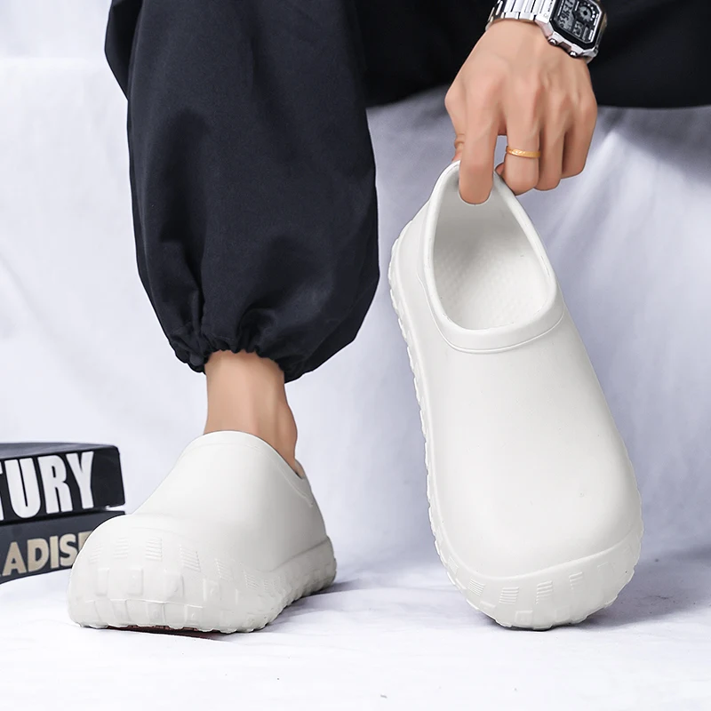 Chef Shoes Slippers For Men Women 2025 EVA Non-slip Waterproof Oil-proof Size 36-45 slippers sandals