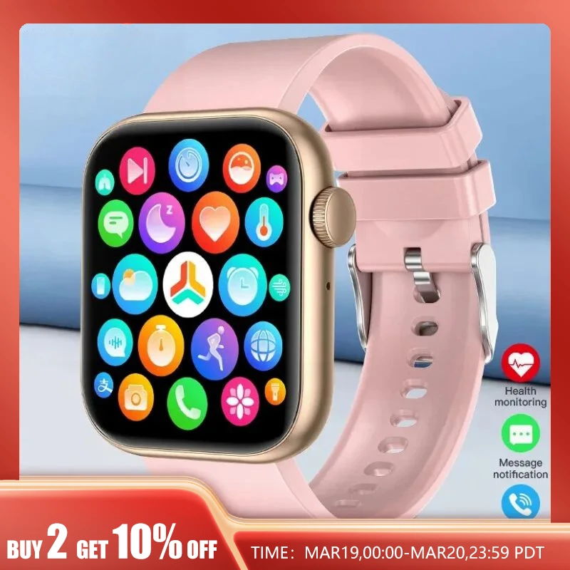 

2024 New TrendSmart Watch for Women Full Touch Screen Bluetooth Call Waterproof Watches Sport Fitness Tracker TrendSmartwatch
