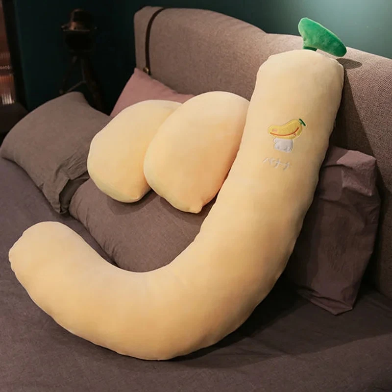 Cartoon Pregnant Long Throw Pillow Cute Pattern Maternity Pillow J-shaped Pregnant Woman Side Sleeping Belly Support