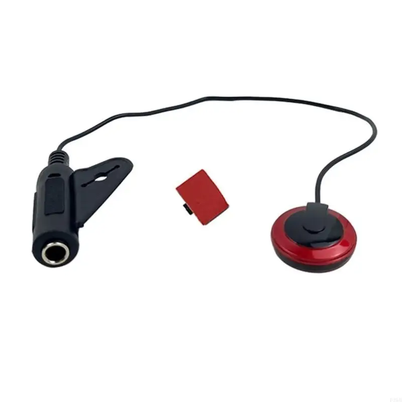 Piëzo, piëzo, 50 mm, gevoelige transducer, piëzo, pick-up voor gitaar, mandoline, sigarenbox, gitaar, viool, ukelele, banjo