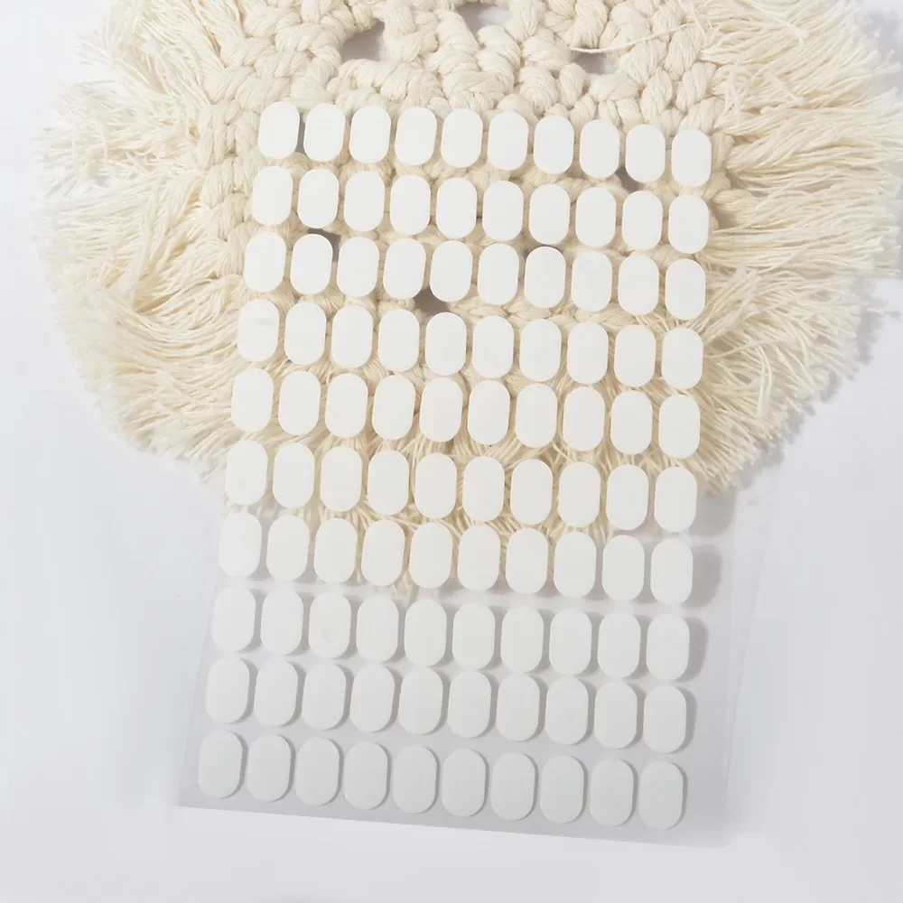 Adhesive Tape For False Display Stand Tools 100Pcs Nail Double-side NailsManicure Adhesive Strip Traceless Nail Display