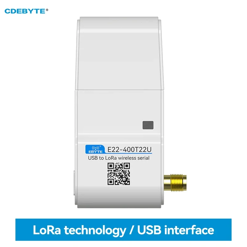 LoRa Module 400MHz USB Interface CDEBYTE E22-400T22U 22dBm Long distance 5KM DIP Wireless Module With Antenna RSSI LBT